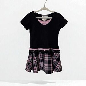 Bonnie Jean Black and Pink Dress | 4T